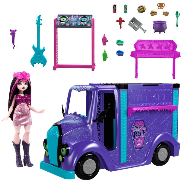 Monster High Fangtastic 2-in-1 Rockin' Food Truck Playset