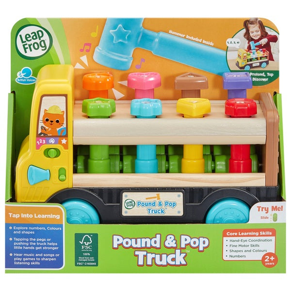 VTech Pound & Pop Truck For 2 Yrs +