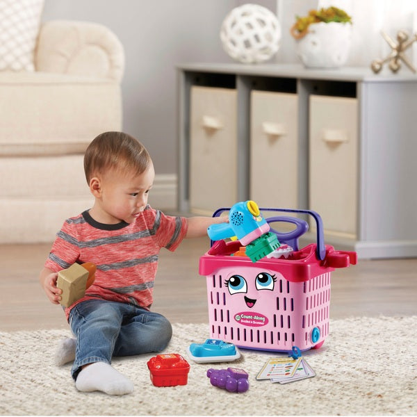 LeapFrog Count-Along Basket & Scanner Pink