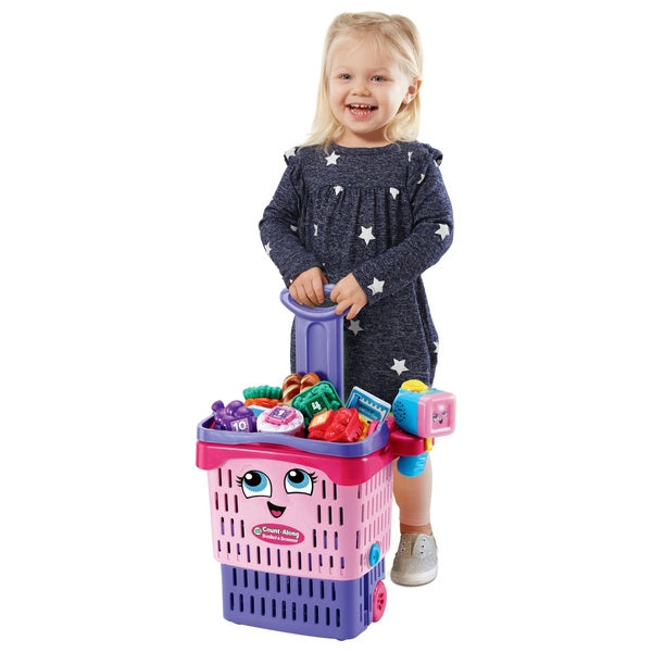 LeapFrog Count-Along Basket & Scanner Pink