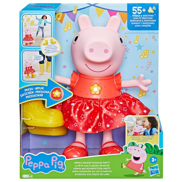 Peppa Pig Peppa's Muddy Puddles Party Interactive Doll