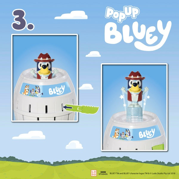 TOMY Pop Up Bluey Game