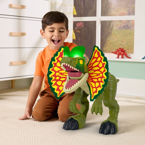 Imaginext Jurassic World Attack Mode Dilophosaurus