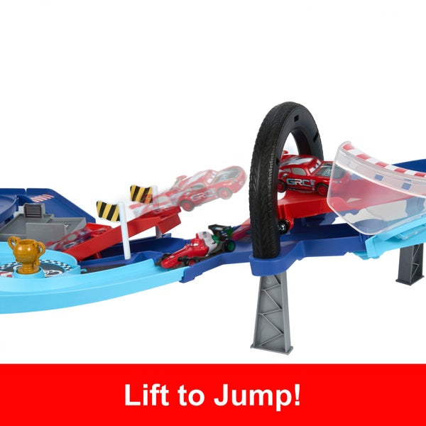 Disney Pixar Cars Global Racers Cup Jumping Raceway Playset