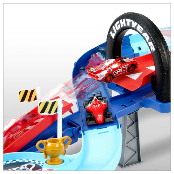 Disney Pixar Cars Global Racers Cup Jumping Raceway Playset