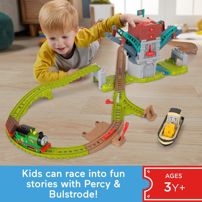 Thomas & Friends Bulstrode & Which-Way Bridge Track Set + Free Activity Book