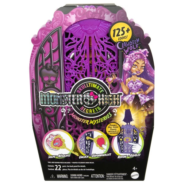 Monster High Skulltimate Secrets Monster Mysteries Clawdeen Wolf Doll