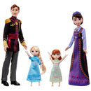 Disney Frozen Royal Family Doll Set – 4-Pack with Free Activity Book