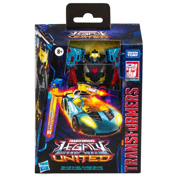 Transformers Legacy United Deluxe Class Cybertron Universe Hot Shot Action Figure