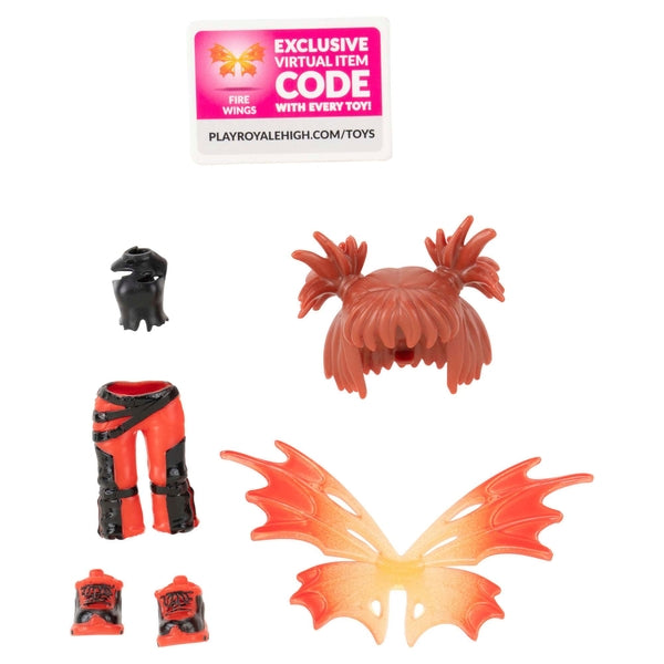 Royale High Deluxe Figure Fire Fairy Fashion Doll