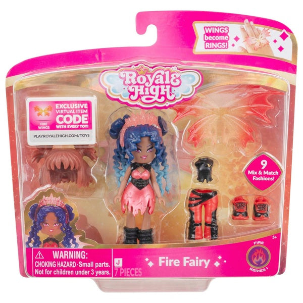 Royale High Deluxe Figure Fire Fairy Fashion Doll