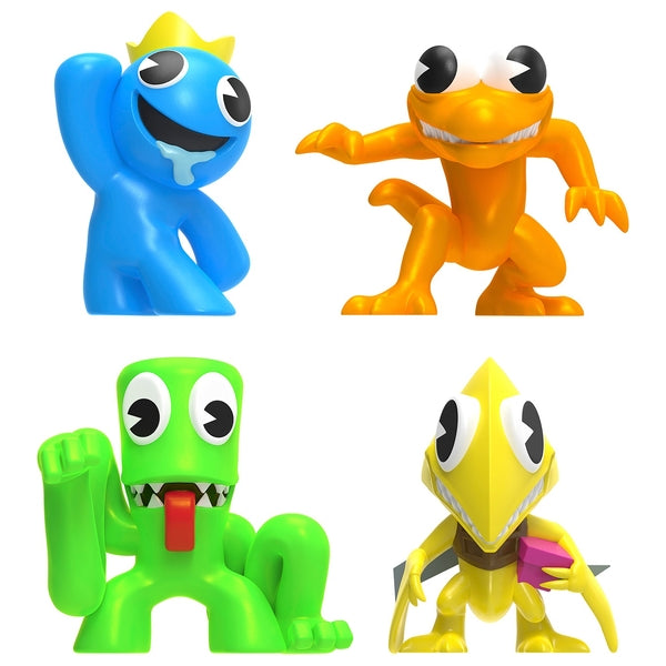 Rainbow Friends Series 2 Neon Finish Mini Figure 4-Pack