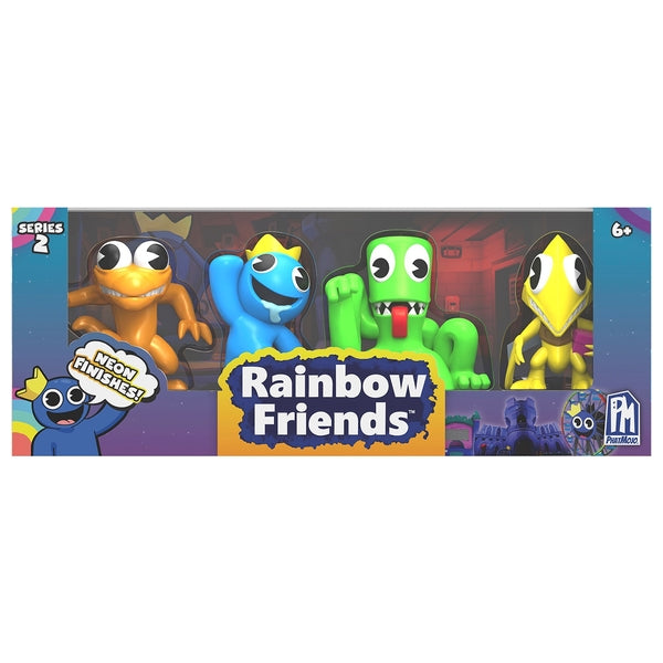 Rainbow Friends Series 2 Neon Finish Mini Figure 4-Pack