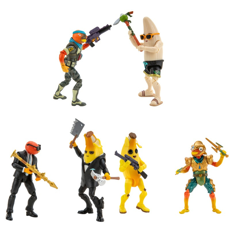 Fortnite Fortfight Peely vs Fishstick 6-Pack + Free Activity Book