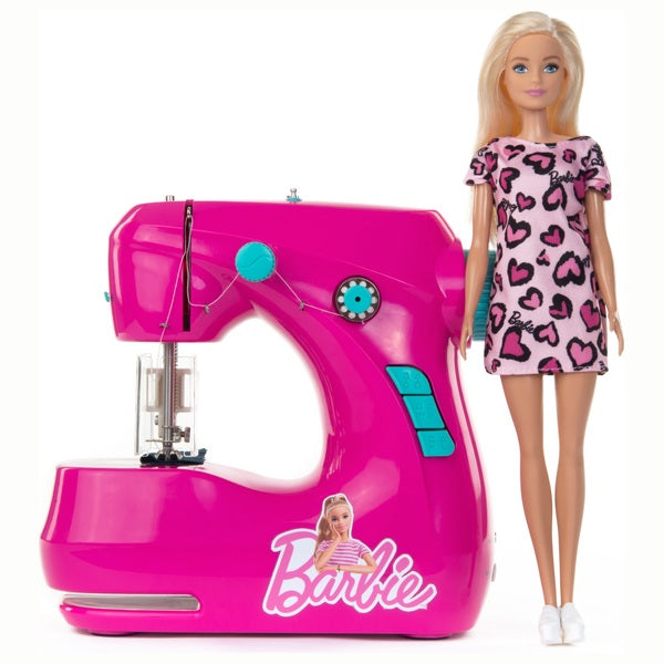 Barbie Sewing Machine and Doll Set