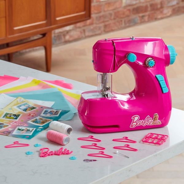 Barbie Sewing Machine and Doll Set