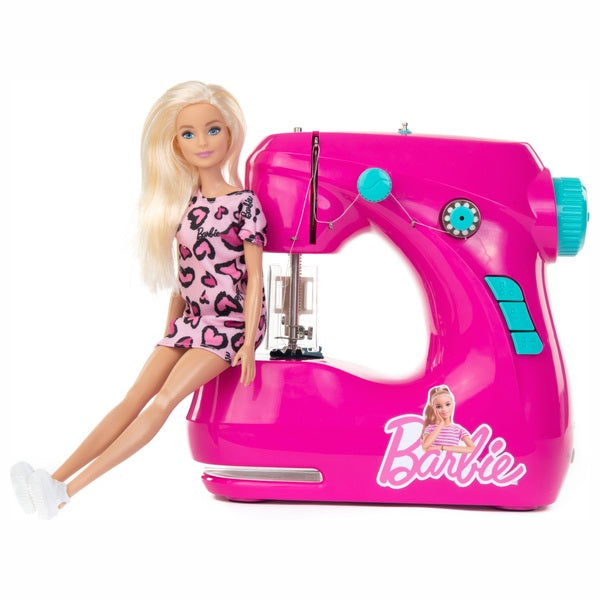 Barbie Sewing Machine and Doll Set