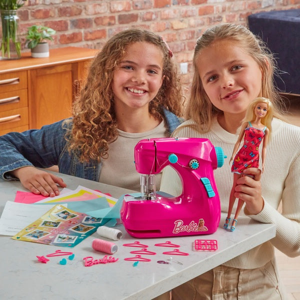 Barbie Sewing Machine and Doll Set