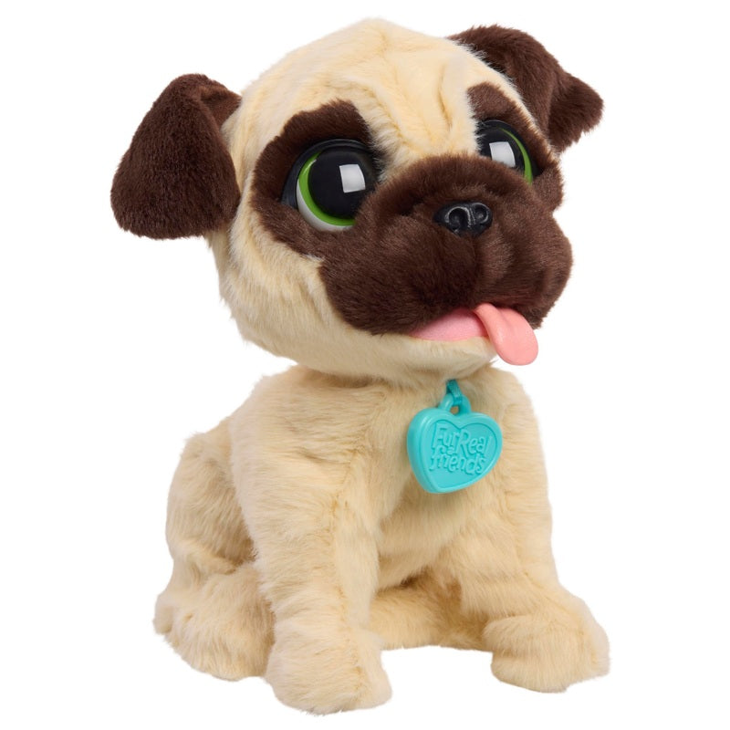 FurReal JJ My Jumpin' Pug Interactive Plush Pet Toy + Free Activity Book