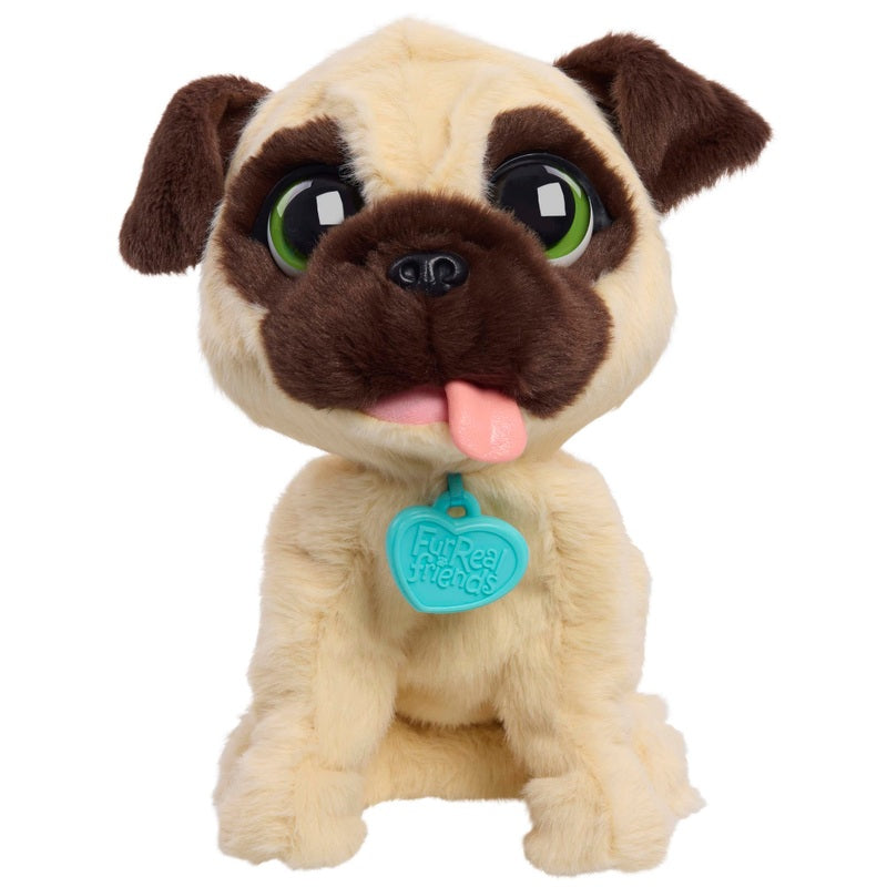 FurReal JJ My Jumpin' Pug Interactive Plush Pet Toy + Free Activity Book