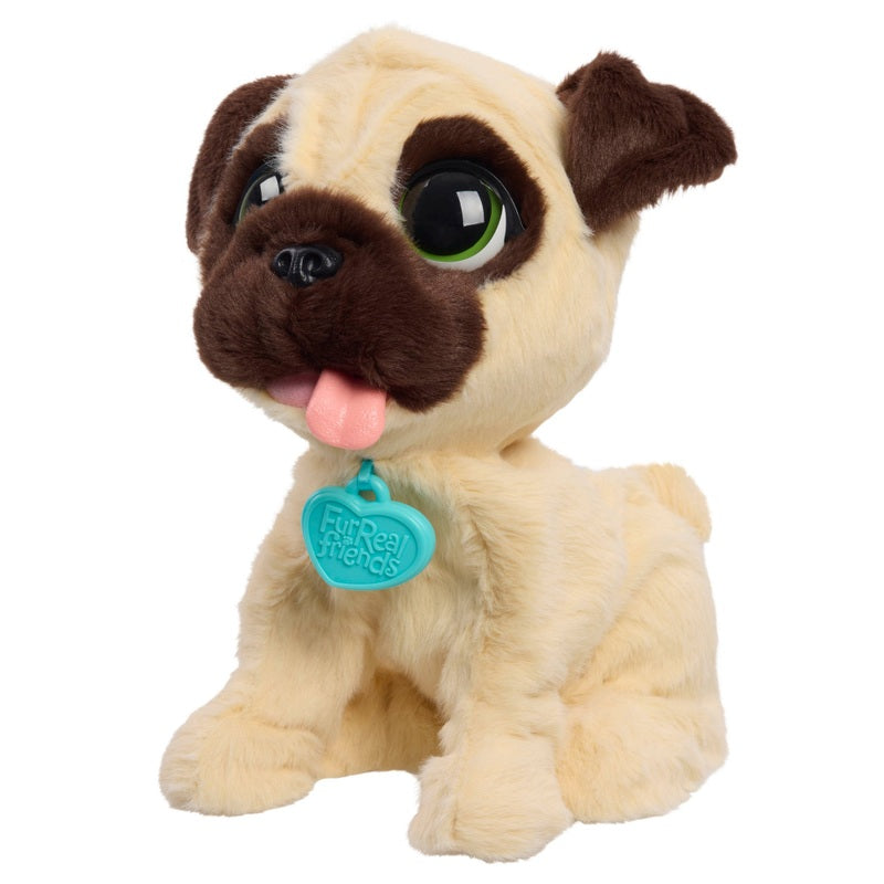 FurReal JJ My Jumpin' Pug Interactive Plush Pet Toy + Free Activity Book