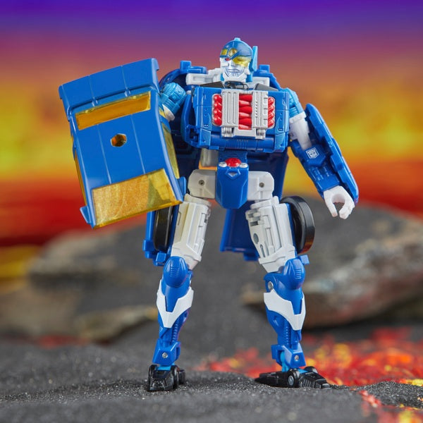 Transformers Legacy United Deluxe Class 2001 Autobot Side Burn Action Figur