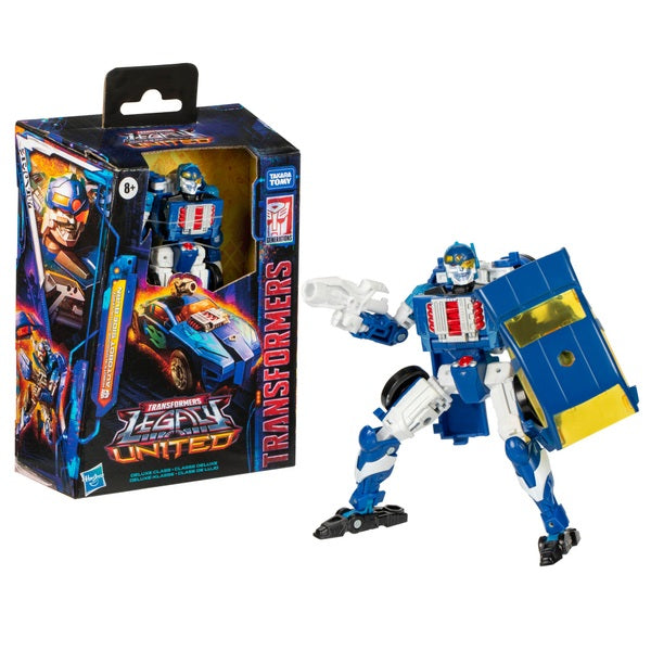 Transformers Legacy United Deluxe Class 2001 Autobot Side Burn Action Figur