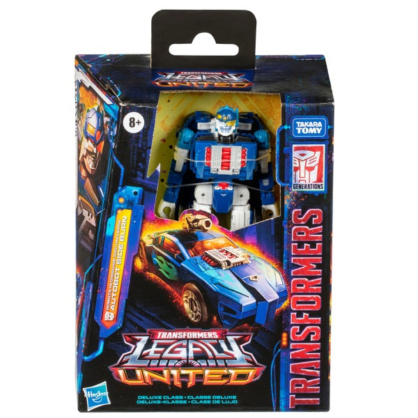 Transformers Legacy United Deluxe Class 2001 Autobot Side Burn Action Figur