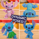 Disney Stitch Collectible Figure Set + Free Activity Book