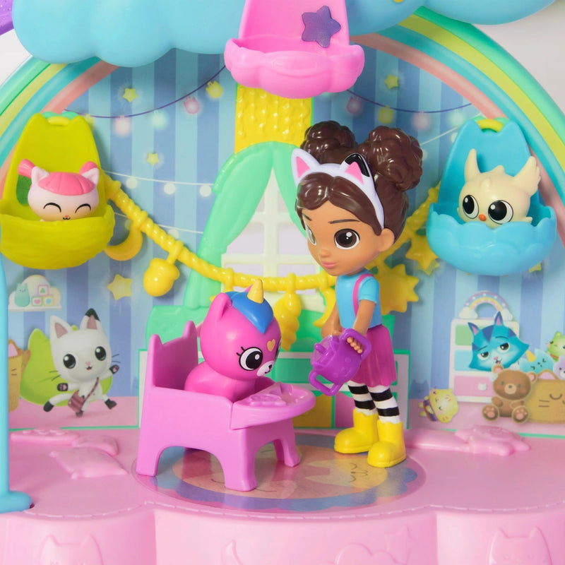 Gabby’s Dollhouse Kitty Care Ear Purrfect Playroom Set + Free Activity Book