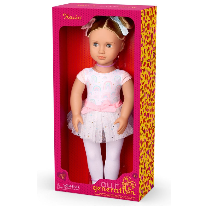 Our Generation Ballerina Doll Kassia + Free Activity Book