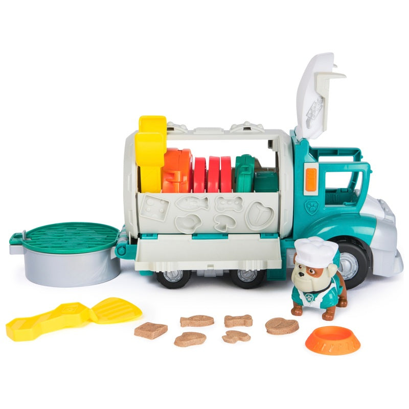 PAW Patrol Rubble & Crew Growlin' Grub Food Truck + Free Activity Book