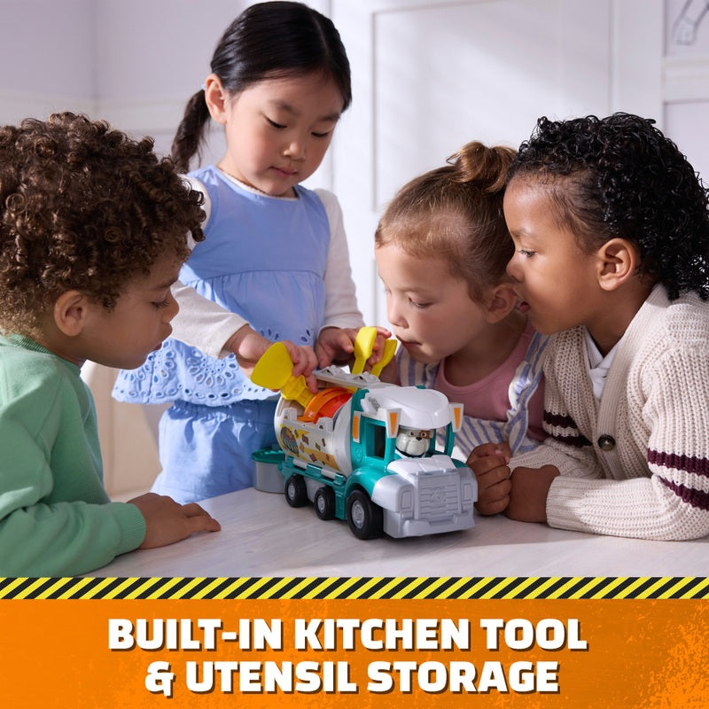 PAW Patrol Rubble & Crew Growlin' Grub Food Truck + Free Activity Book