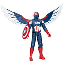 Marvel Captain America Brave New World 30cm Action Figure Titan Hero Deluxe + Free Activity Book