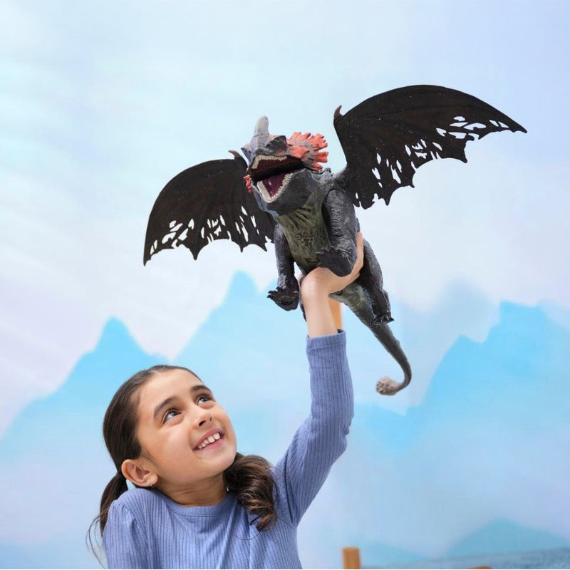 DreamWorks How To Train Your Dragon Titan Red Death Action Figure + Free Activity Book