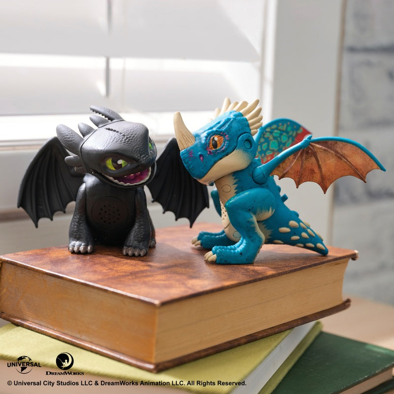 DreamWorks How To Train Your Dragon Roaring Minis Nadder Interactive Figure + Free Activity Book