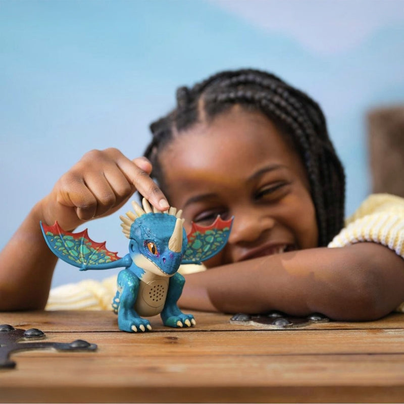DreamWorks How To Train Your Dragon Roaring Minis Nadder Interactive Figure + Free Activity Book
