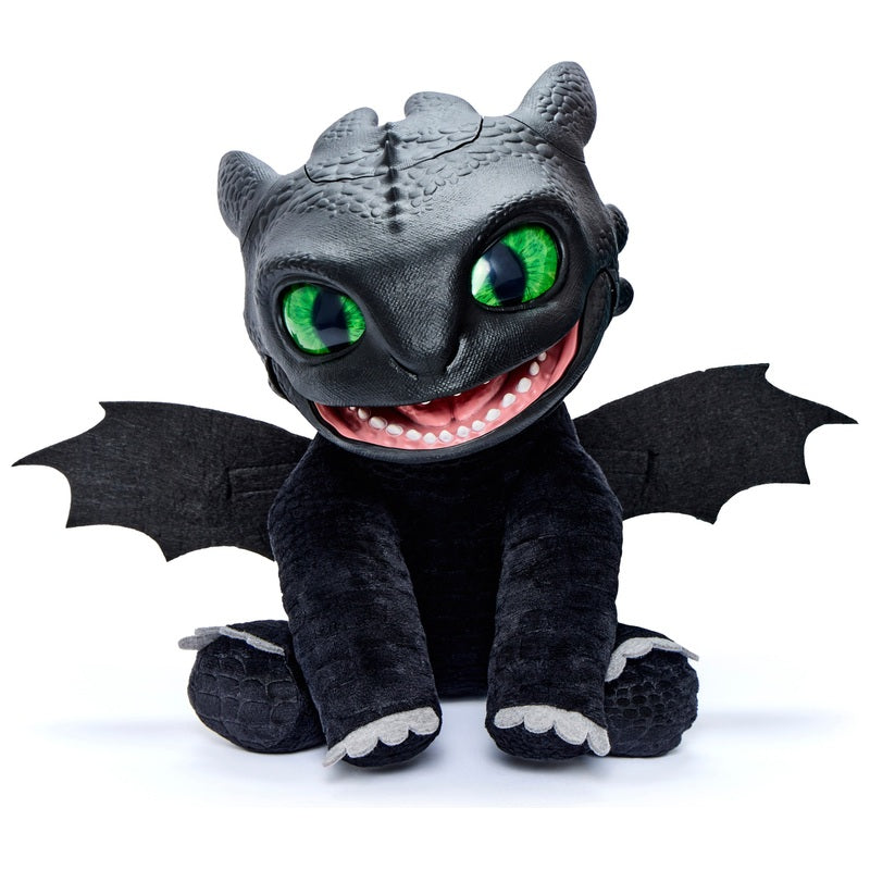 DreamWorks How To Train Your Dragon Toothless Puppetronic Interactive Toy + Free Activity Book