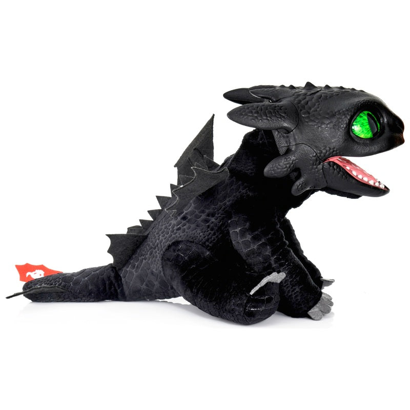 DreamWorks How To Train Your Dragon Toothless Puppetronic Interactive Toy + Free Activity Book