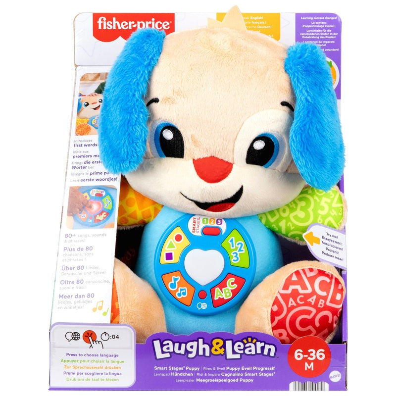 Fisher-Price Laugh & Learn Smart Stages Puppy Bro+ Free Activity Book