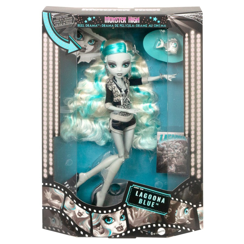 Monster High Reel Drama Lagoona Blue Doll + Free Activity Book