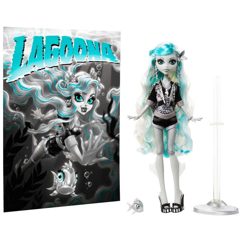 Monster High Reel Drama Lagoona Blue Doll + Free Activity Book