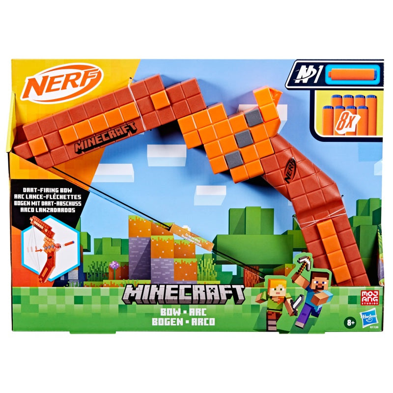 NERF Minecraft Bow + Free Activity Book