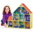 Peppa Pig Wooden Play House Peppa & Baby Evie Set + Free Activity Book