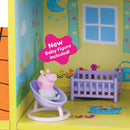 Peppa Pig Wooden Play House Peppa & Baby Evie Set + Free Activity Book