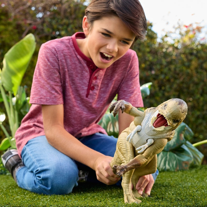Jurassic World Rebirth Rumble ’n Rampage Distortus Rex Dinosaur Figure + Free Activity Book