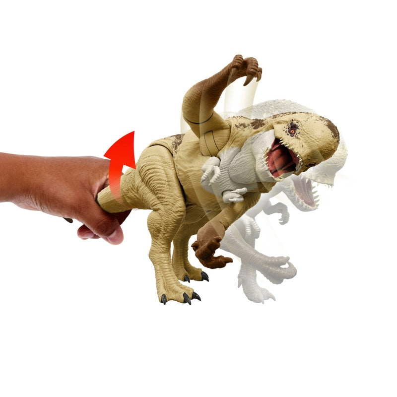 Jurassic World Rebirth Rumble ’n Rampage Distortus Rex Dinosaur Figure + Free Activity Book