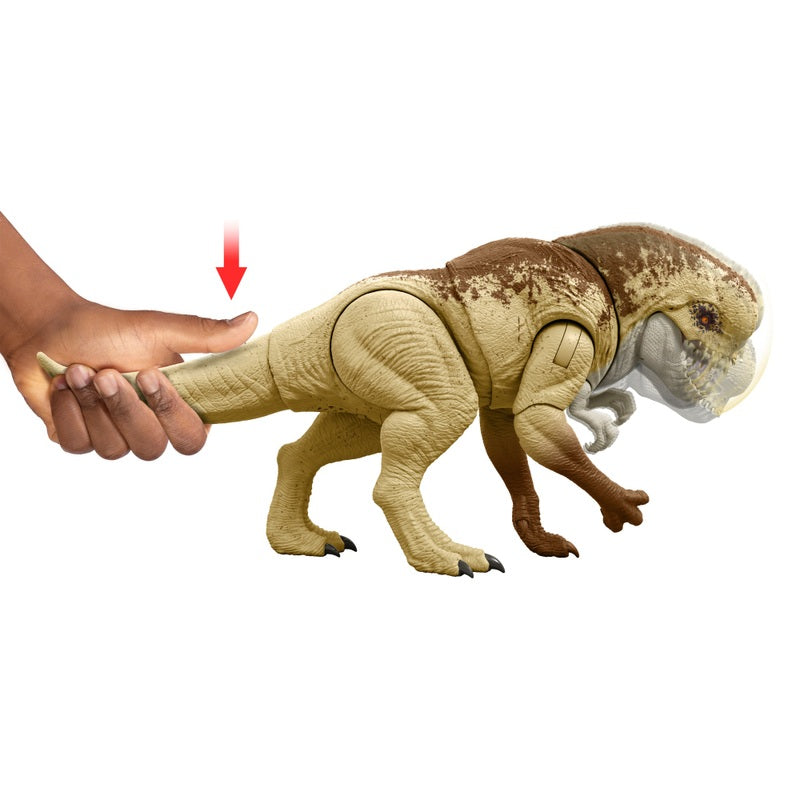 Jurassic World Rebirth Rumble ’n Rampage Distortus Rex Dinosaur Figure + Free Activity Book