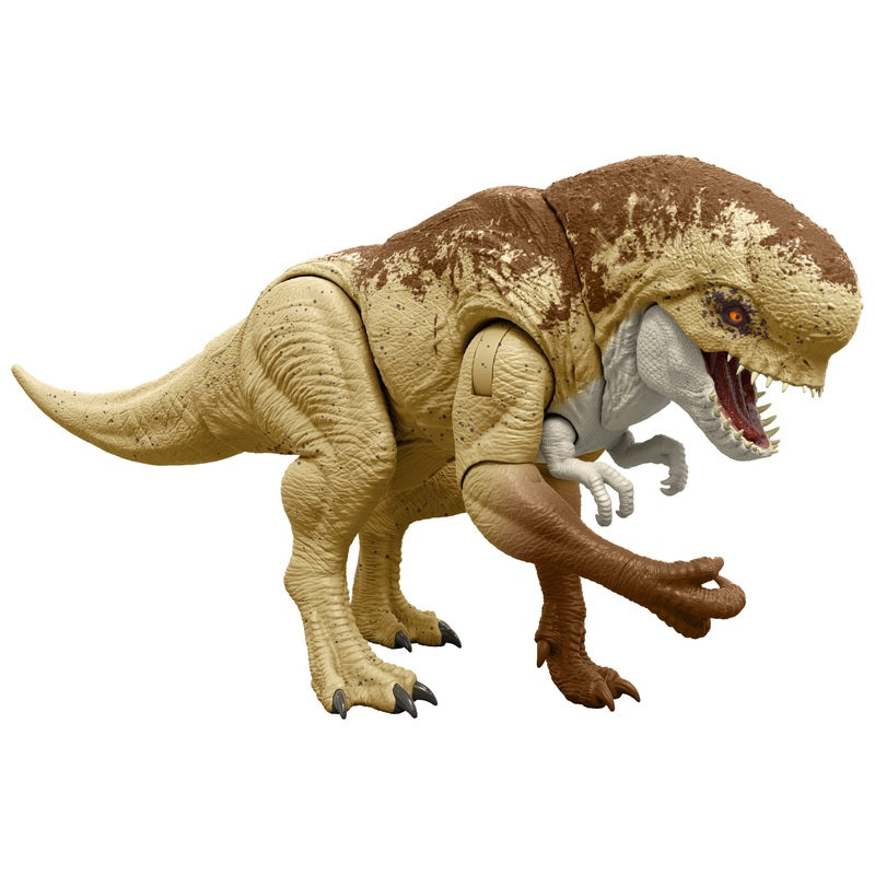 Jurassic World Rebirth Rumble ’n Rampage Distortus Rex Dinosaur Figure + Free Activity Book