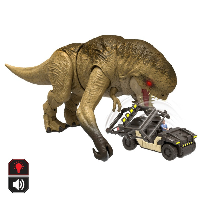 Jurassic World Rebirth Remote Control Track ’n Chomp Distortus Rex Dinosaur + Free Activity Book